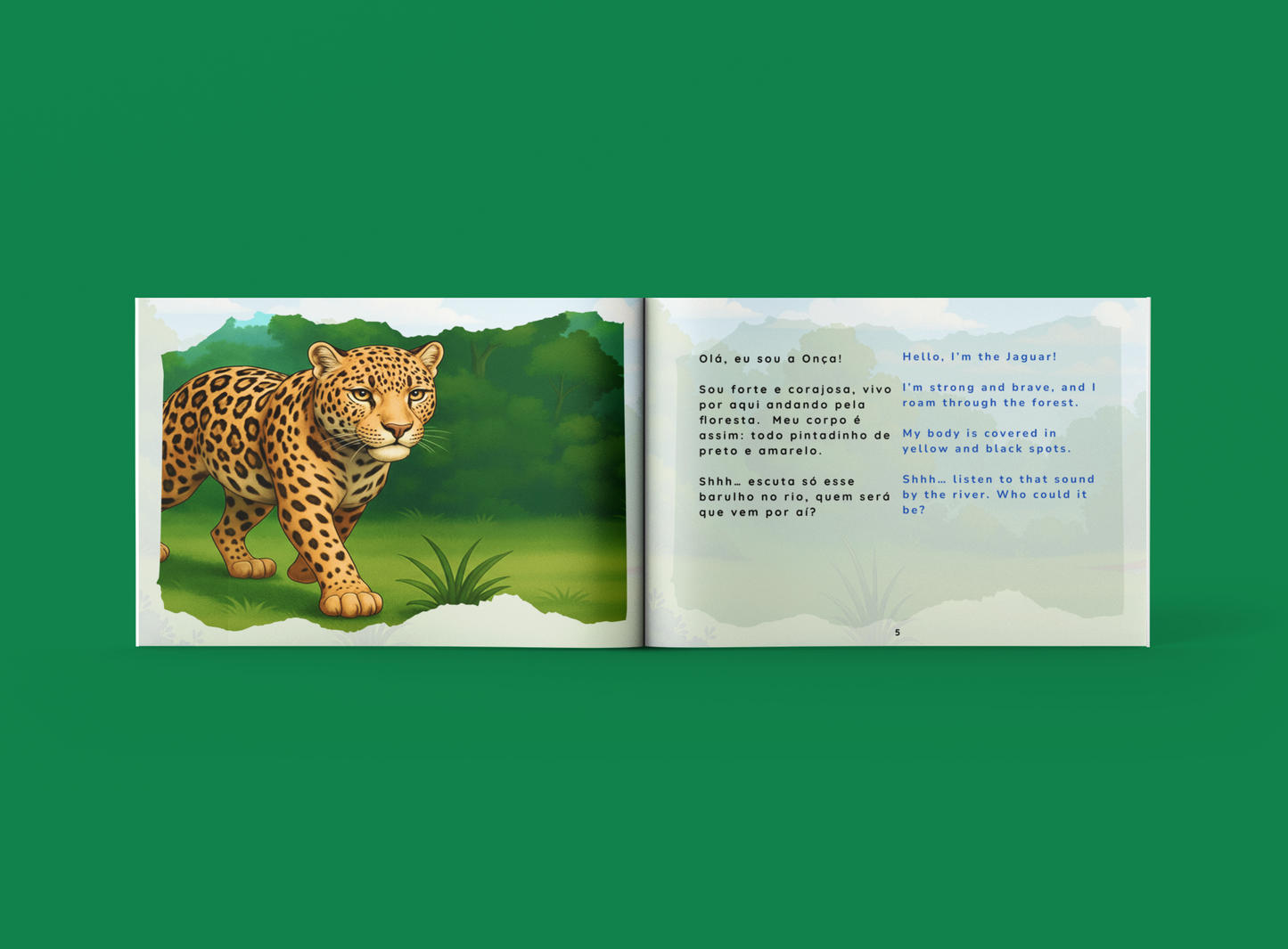 Conhecendo os Bichos da Amazônia - Livro Ilustrado - Bilíngue - Português/Inglês